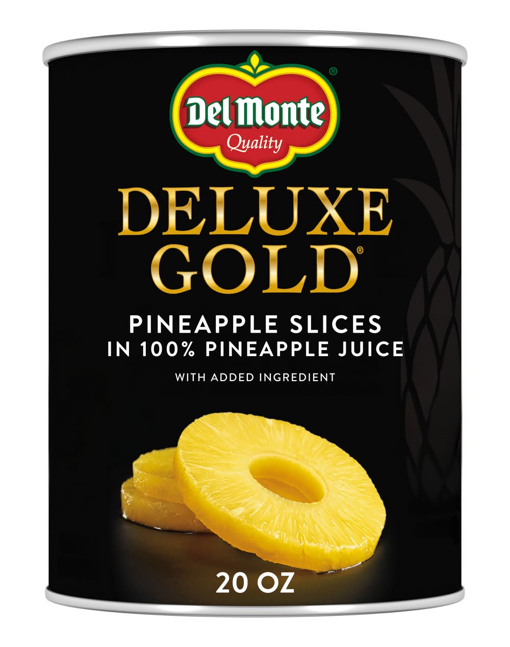 Del Monte Deluxe Gold Pineapple Slices in 100% Juice (20 oz)