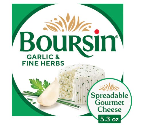 Boursin Emily in Paris Spreadable Gourmet Cheese, Garlic & Fine Herbs (5.3 oz)