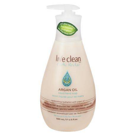 Live Clean Argan Oil Liquid Hand Soap (500 ml, liquid hand soap)