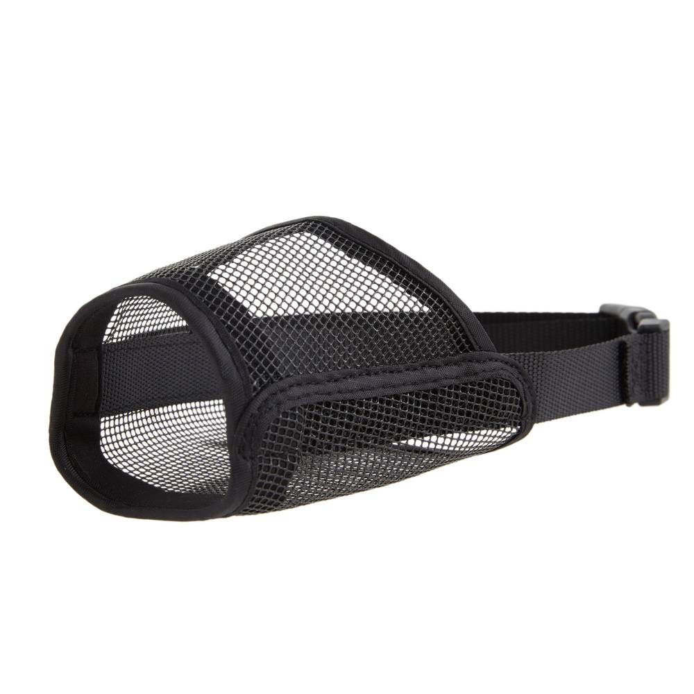 Top Paw Adjustable Mesh Dog Muzzle (large/black)