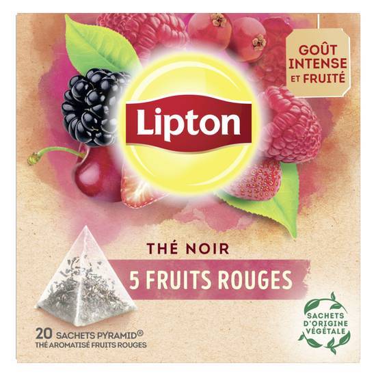 Lipton thé noir fruits rouges (20 pcs)