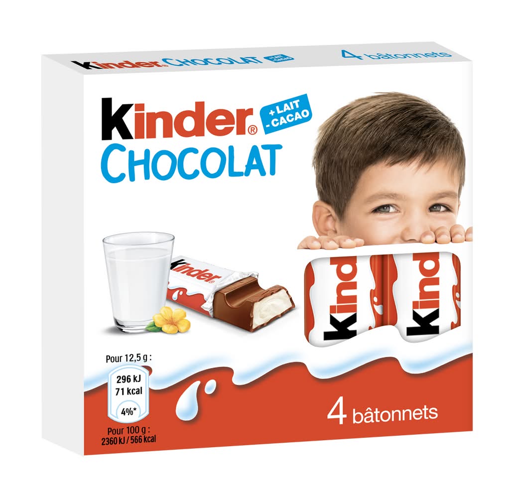 Kinder - Barres chocolat, lait (4)