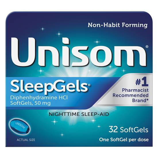 Unisom Sleepgels 50 mg Nighttime Sleep-Aid (32 ct)