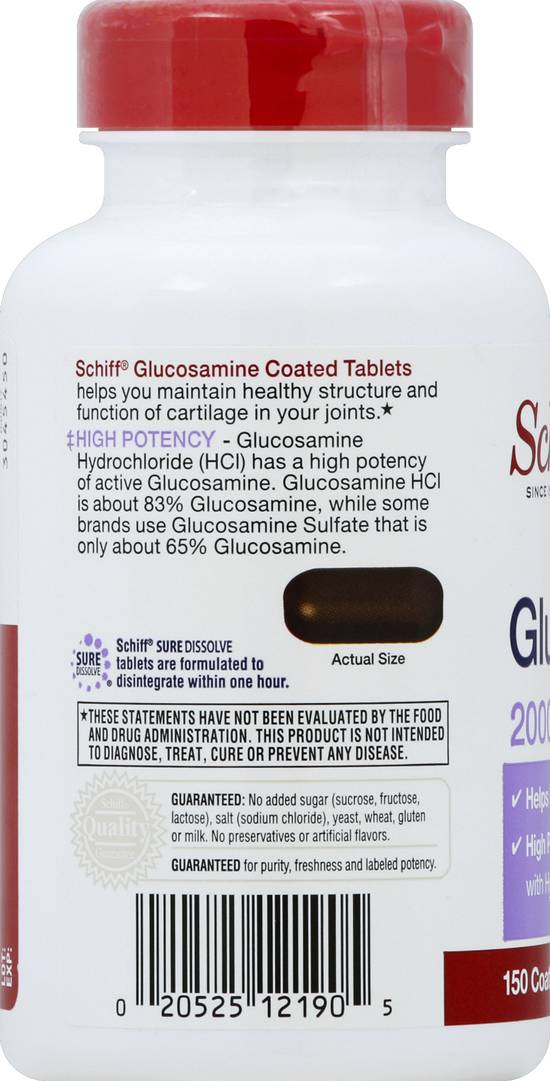 Schiff Glucosamine 2000 mg Joint Care Supplement (150 ct)