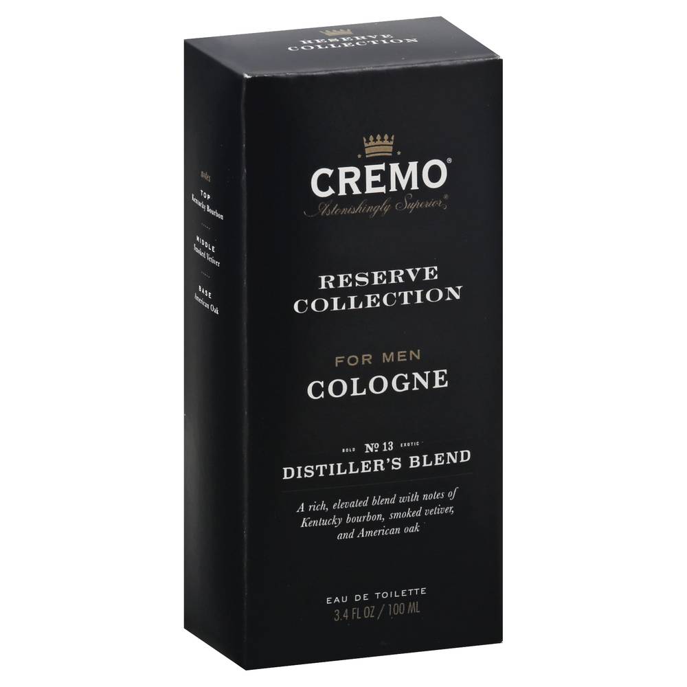 Cremo Reserve Collection Distillers's Blend Cologne For Men