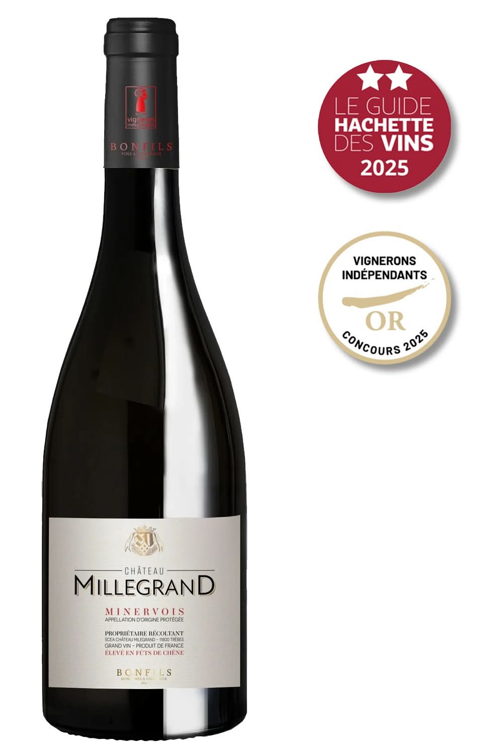 Château Millegrand - Vin rouge aop minervois (750ml)