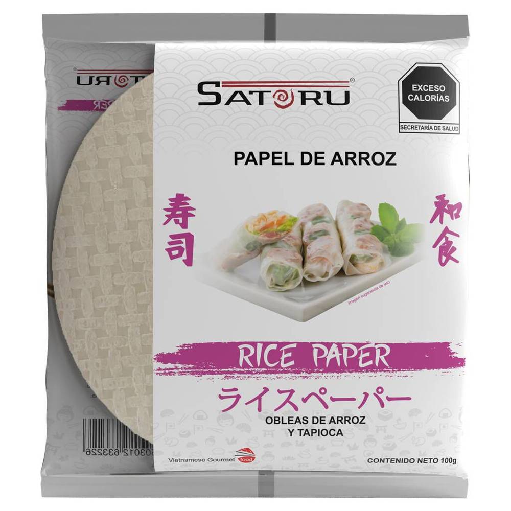 Satoru papel de arroz (10 piezas)