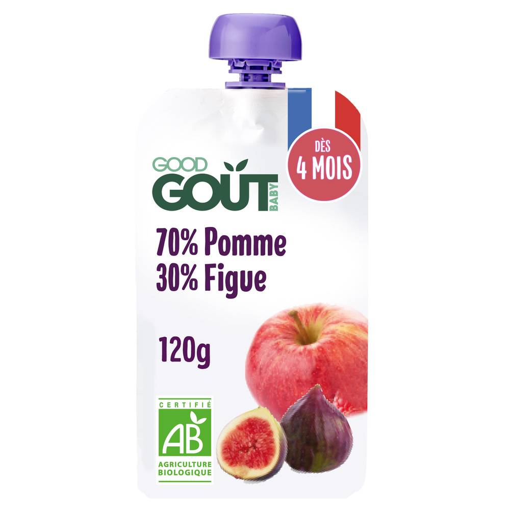 Good Goût - Pomme figue bio dès 4 mois (120g)