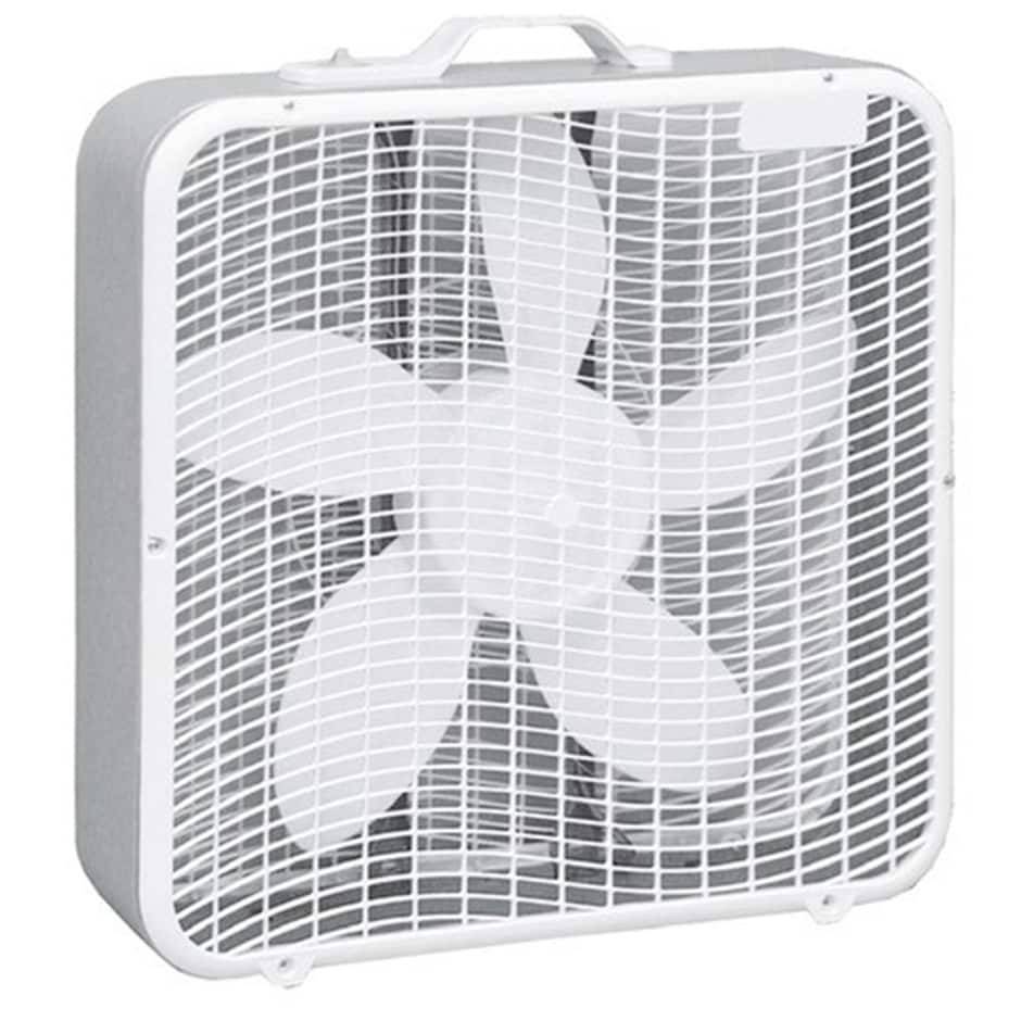 Cool Master Box Fan, 23 in, White
