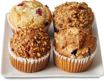 Bakery Assorted Muffins - 4 Count