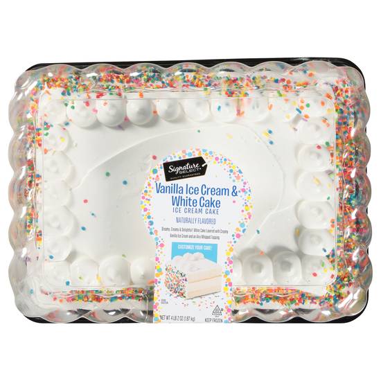 Signature Select Vanilla & White Ice Cream Cake (6.6 oz)