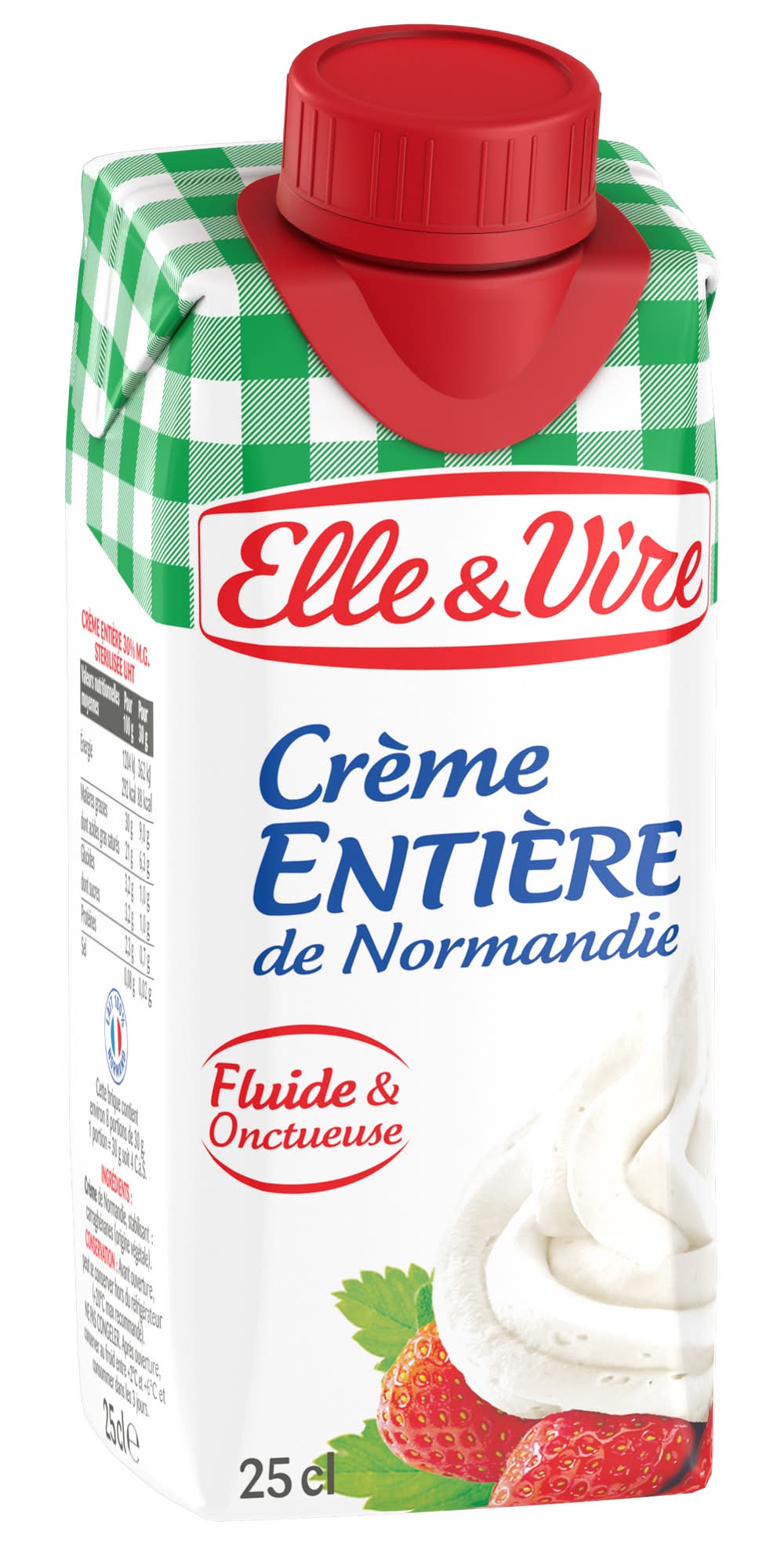Elle & Vire - Crème entière de normandie 30% m.g. (250ml)