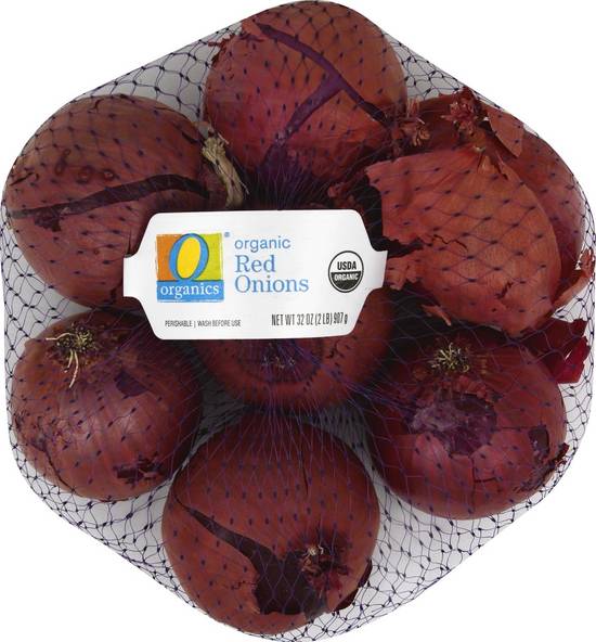 Order O Organics · Organic Red Onions (32 oz) food online from Safeway store, Eureka on bringmethat.com