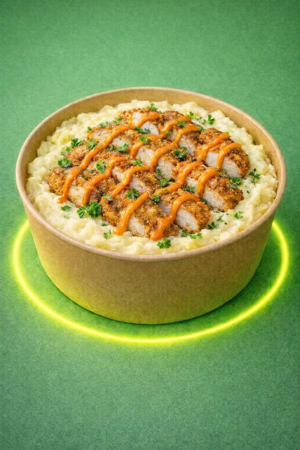 Bowl Purée Poulet Crispy Algérienne
