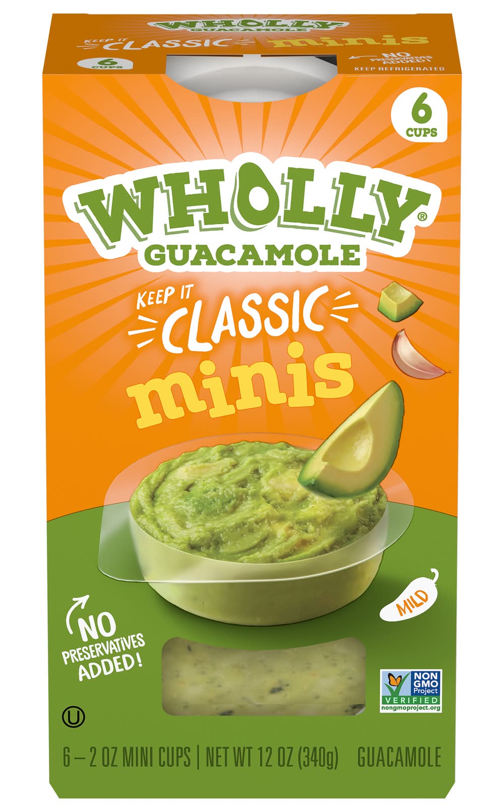 Wholly Guacamole Classic Minis (2 oz, 6 ct)