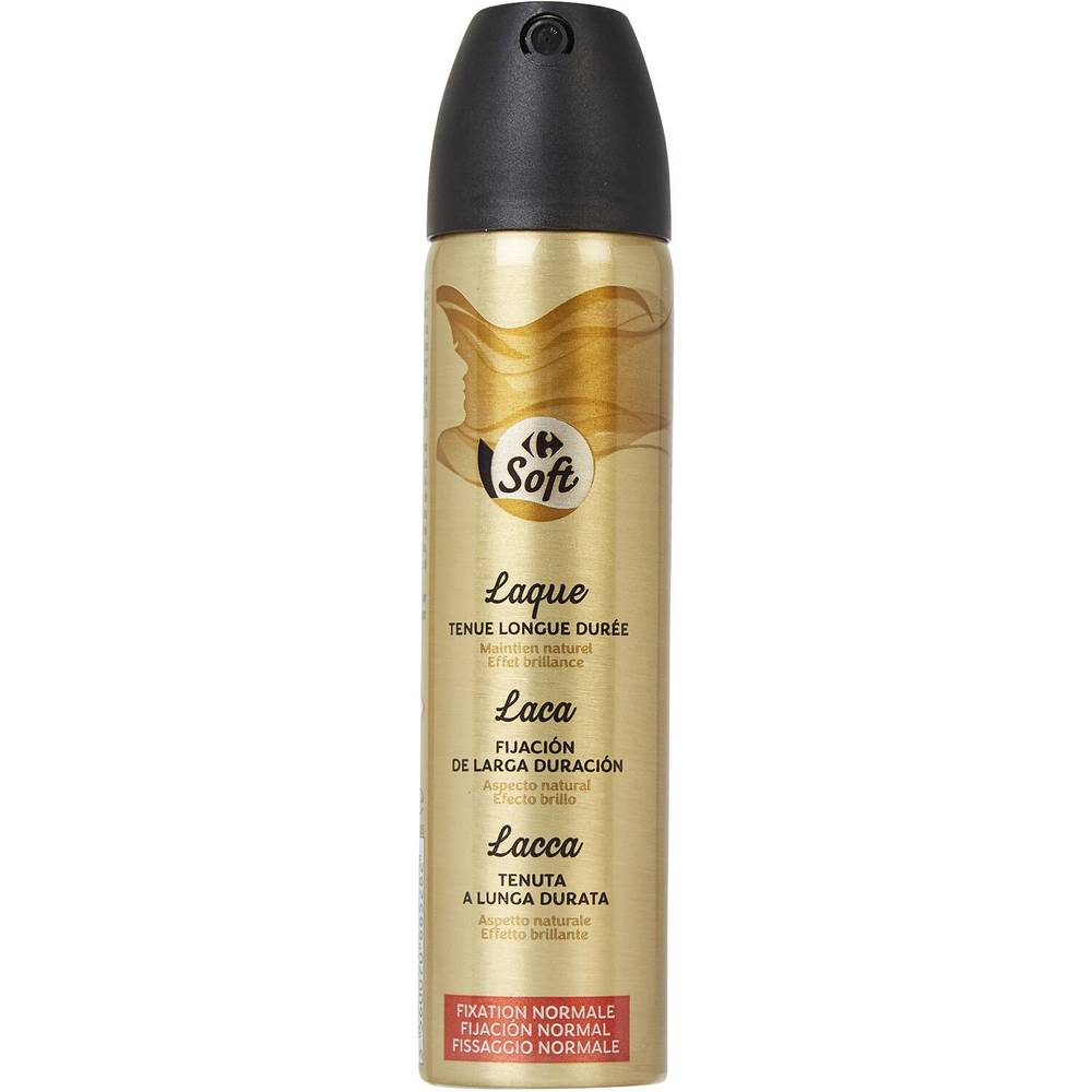 Carrefour - Spray coiffant laque fixation normale (750ml)