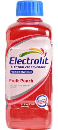 Electrolit Electrolyte Beverage Fruit Punch 16oz Bottle