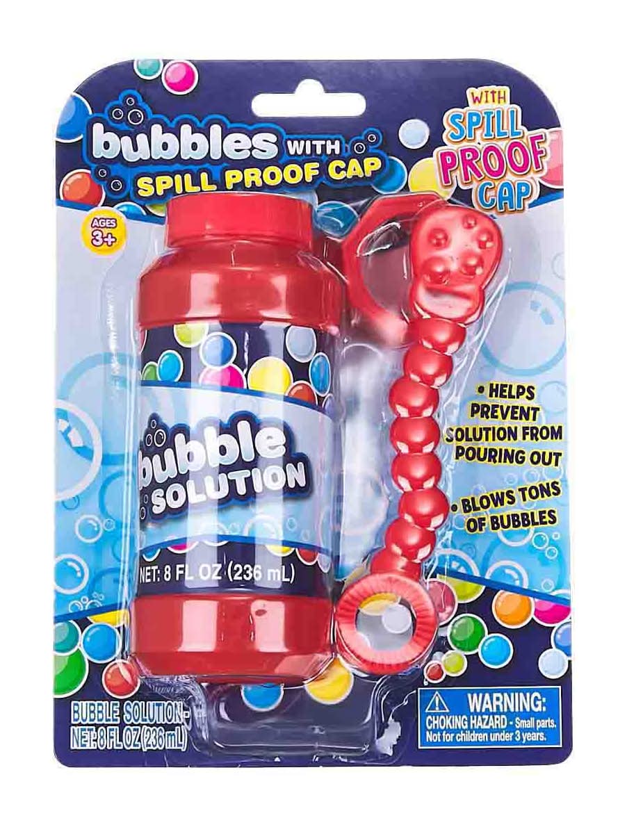 Bubbles Solution With Spill Proof Cap Assorted 8 Fl Oz