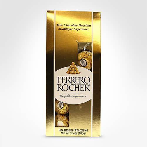 Ferrero rocher chocolats fins aux noisettes (100g) - fine hazelnut chocolates (100 g)
