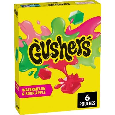 Gushers Fruit Snacks (6 ct) (watermelon-sour apple)