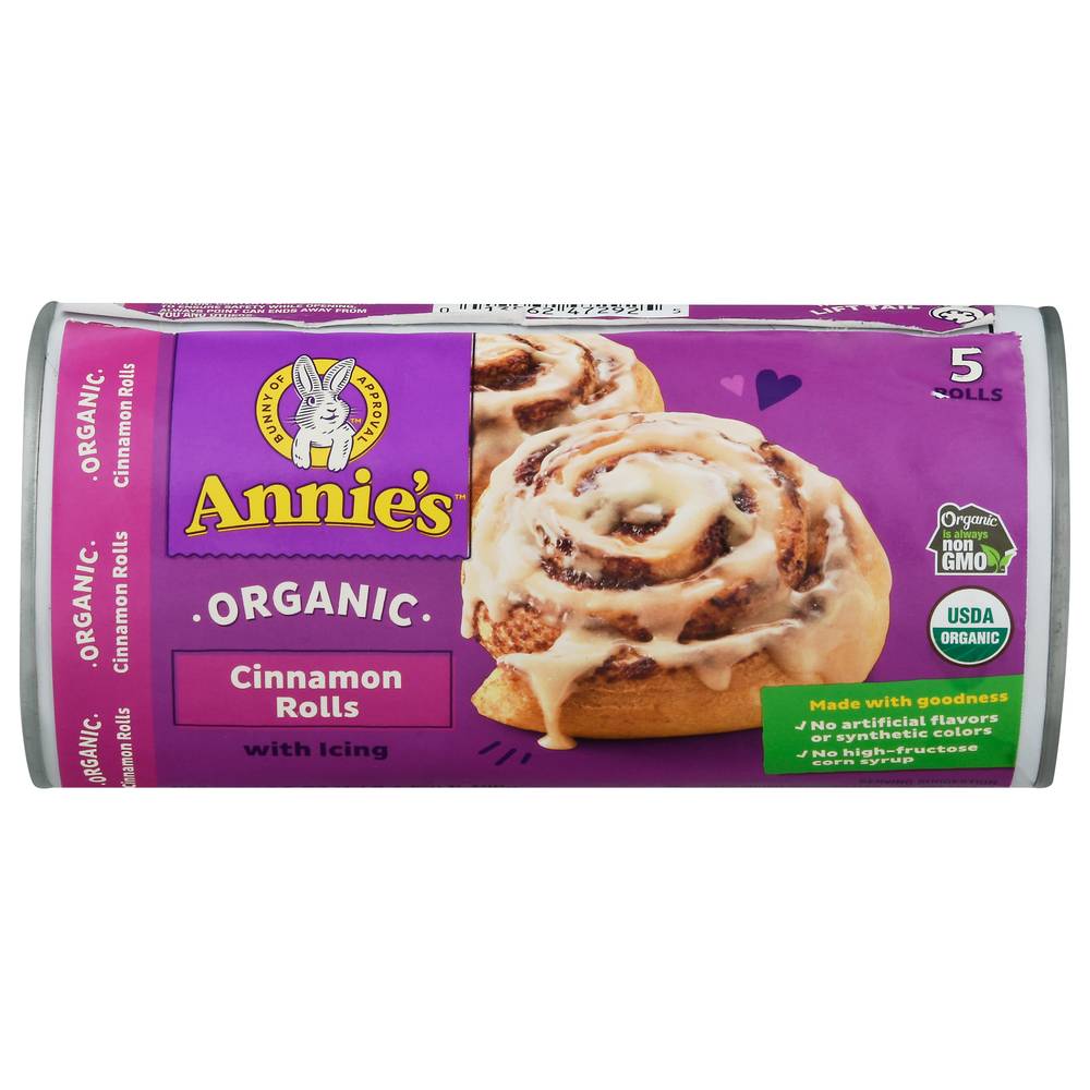 Annie's Organic Cinnamon Rolls With Icing (1.09 lbs)