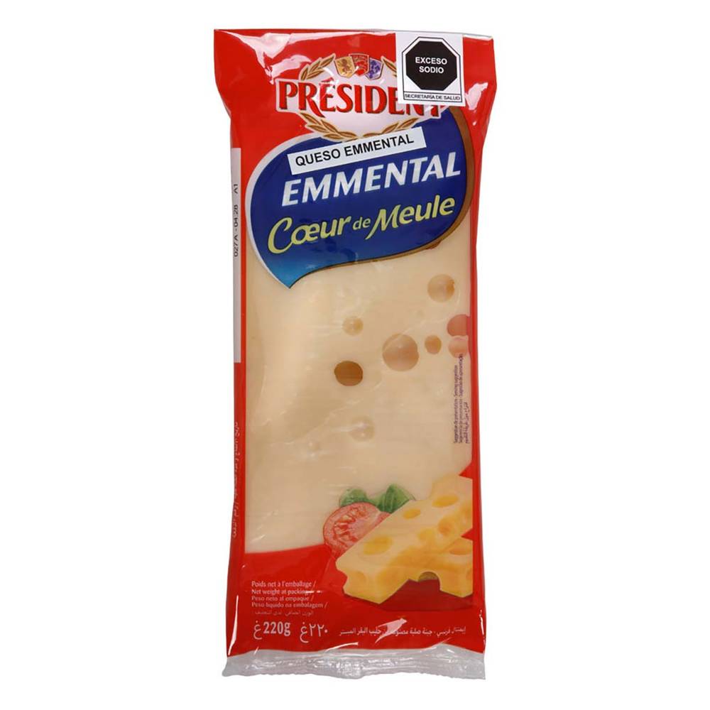 Président · Queso emmental coeur de meule (220 g)
