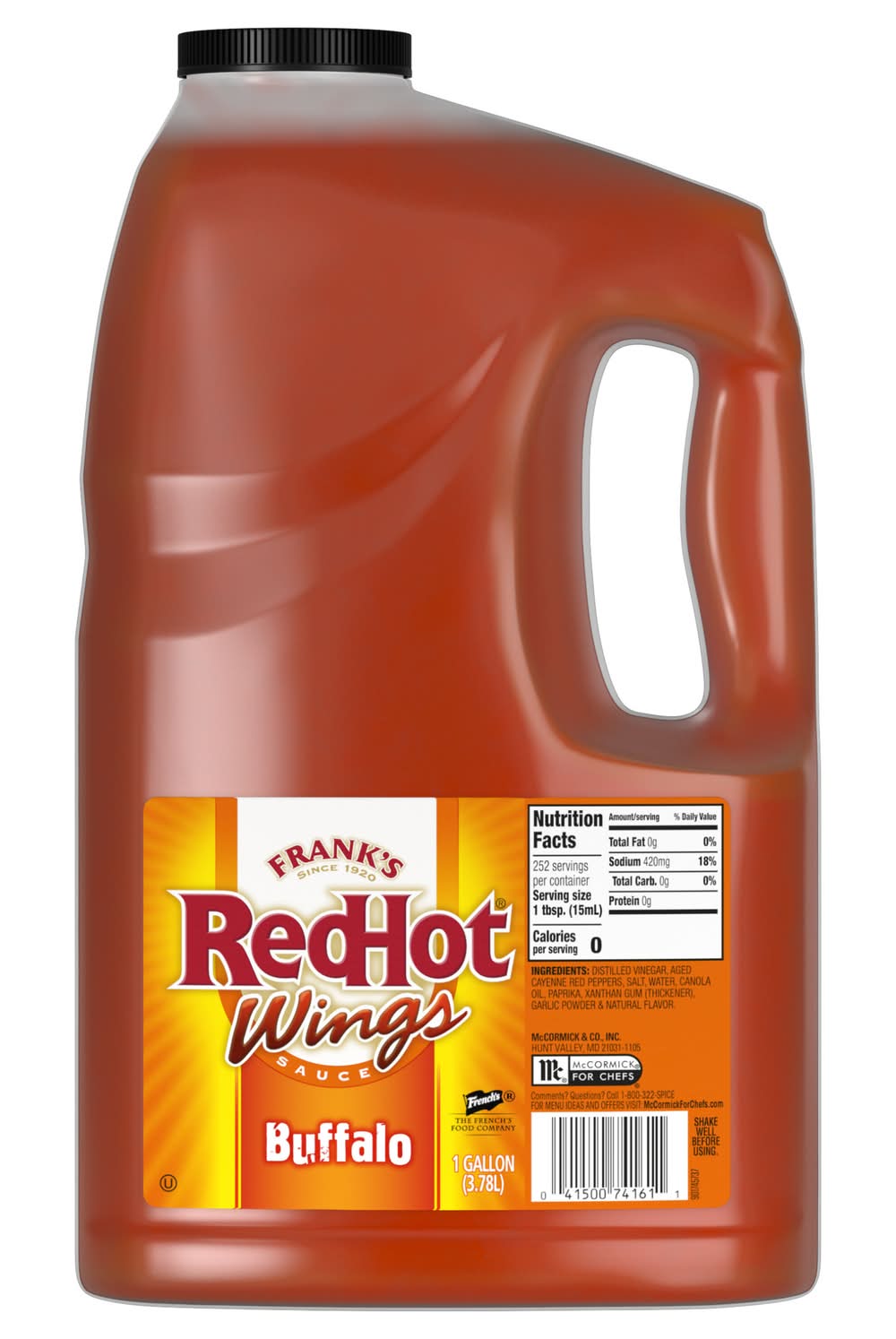 Frank's RedHot Original Buffalo Wings Sauce (128 fl oz)