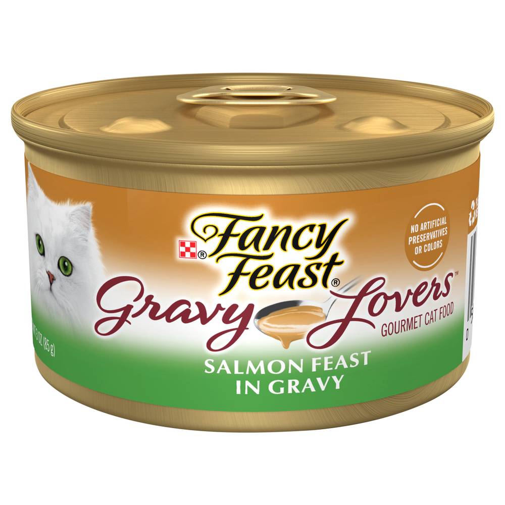 Purina Fancy Feast Salmon Feast in Gravy Wet Cat Food (3 oz)