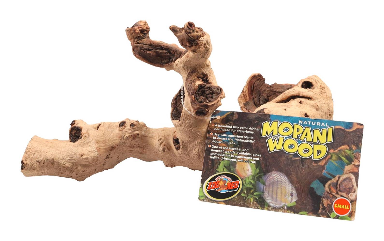 Zoo Med Mopani Wood Aquarium Ornament, Small