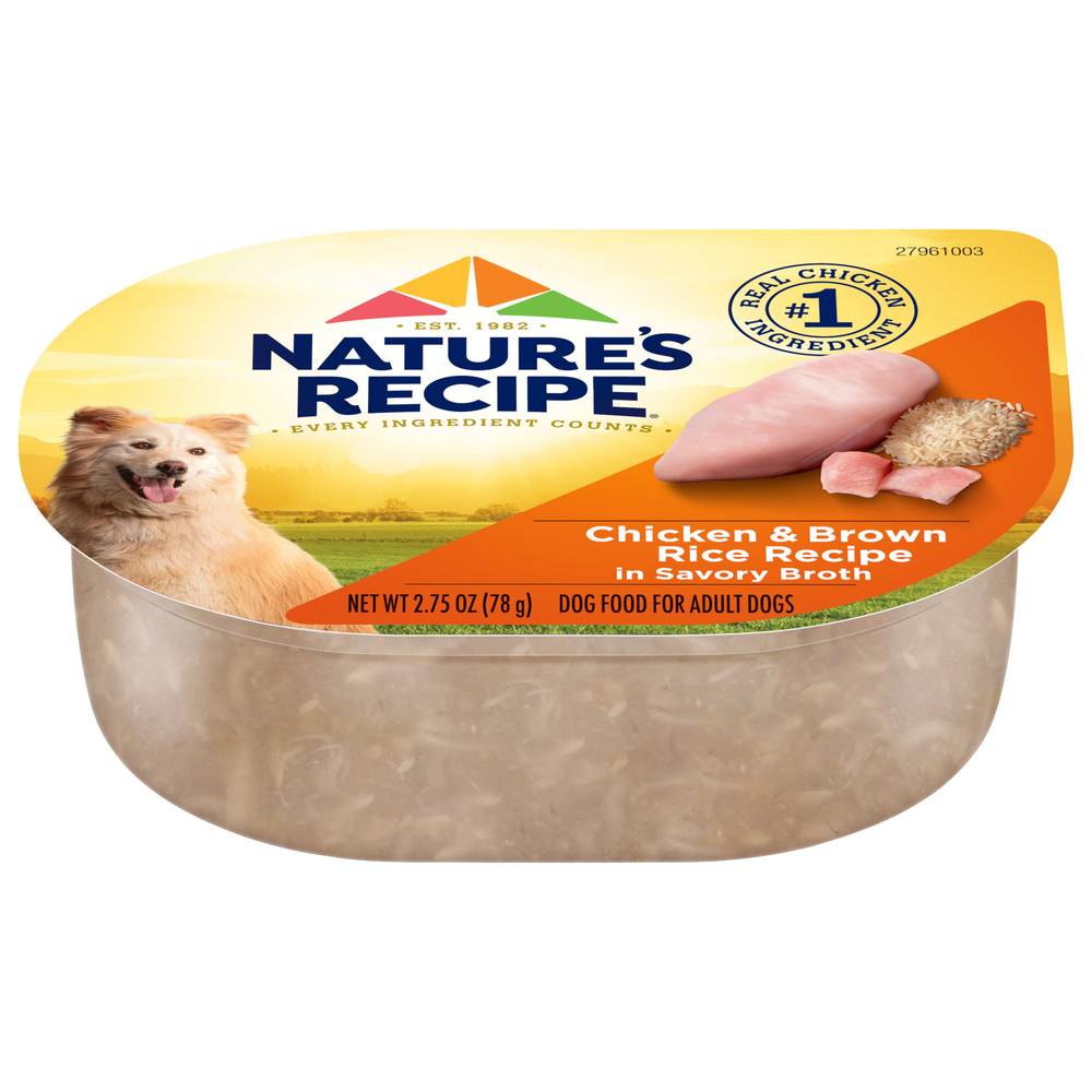 Nature's Recipe Wet Dog Food Adult - Chicken (Flavor: Chicken, Size: 2.75 Oz)