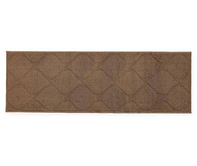 Broyhill Quatrefoil Table Runner, 20 in x 60 in, Brown