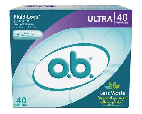 o.b. Non-Applicator Ultra Absorbancy Tampons