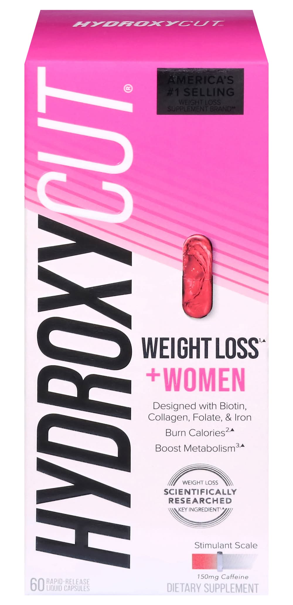 Hydroxycut Max Powerful Weight Loss Supplement For Women (3.2 oz, 60 ct)