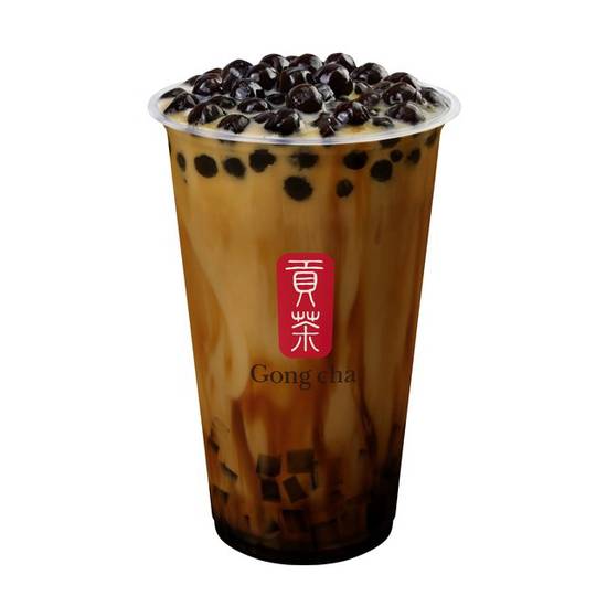 Brown Sugar Oolong Milk Tea with 2J