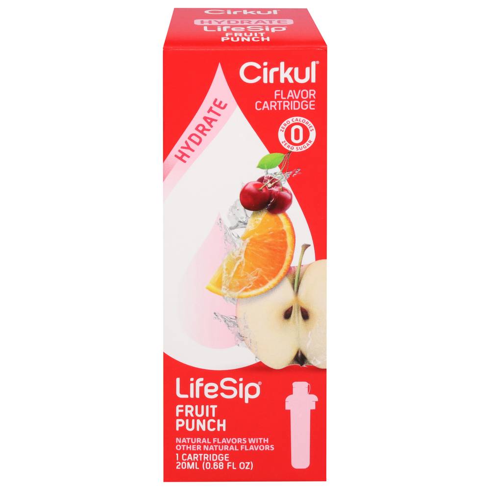 Cirkul Hydrate Lifesip Fruit Punch, Cartridge