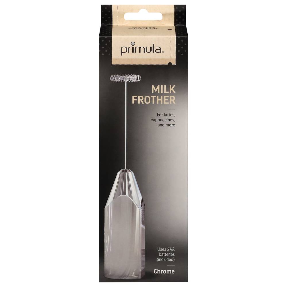 Primula Milk Frother Foamer Handled Battery Included