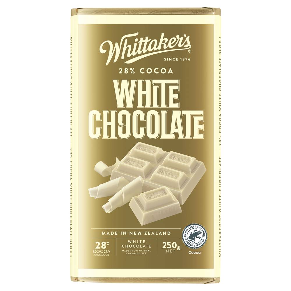 Whittaker's White Chocolate Bar (250g)