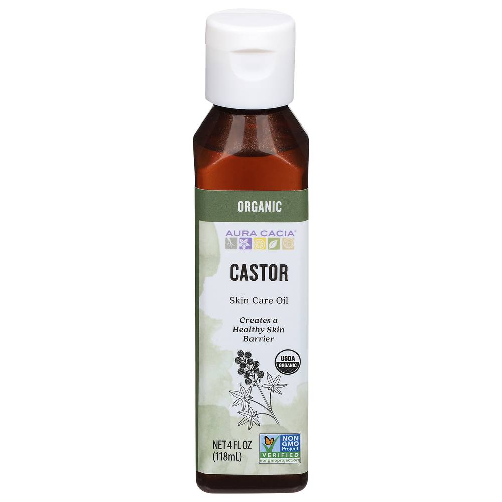 Aura Cacia Organic Castor Oil (4 fl oz)