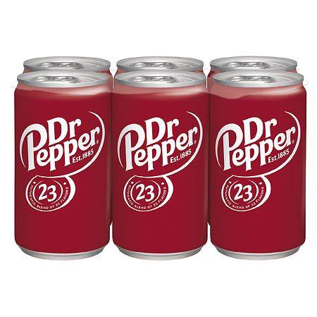 Dr Pepper Soda - 7.5 oz x 6 pack