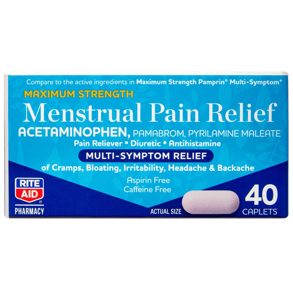 Rite Aid Maximum Strength Menstrual Pain Relief Caplets