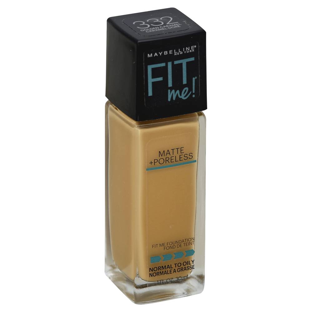 Maybelline Fit Me Matte + Poreless Foundation Golden Caramel