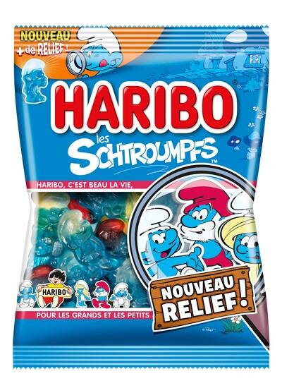 Bonbons schtroumpf HARIBO - le paquet de 120g