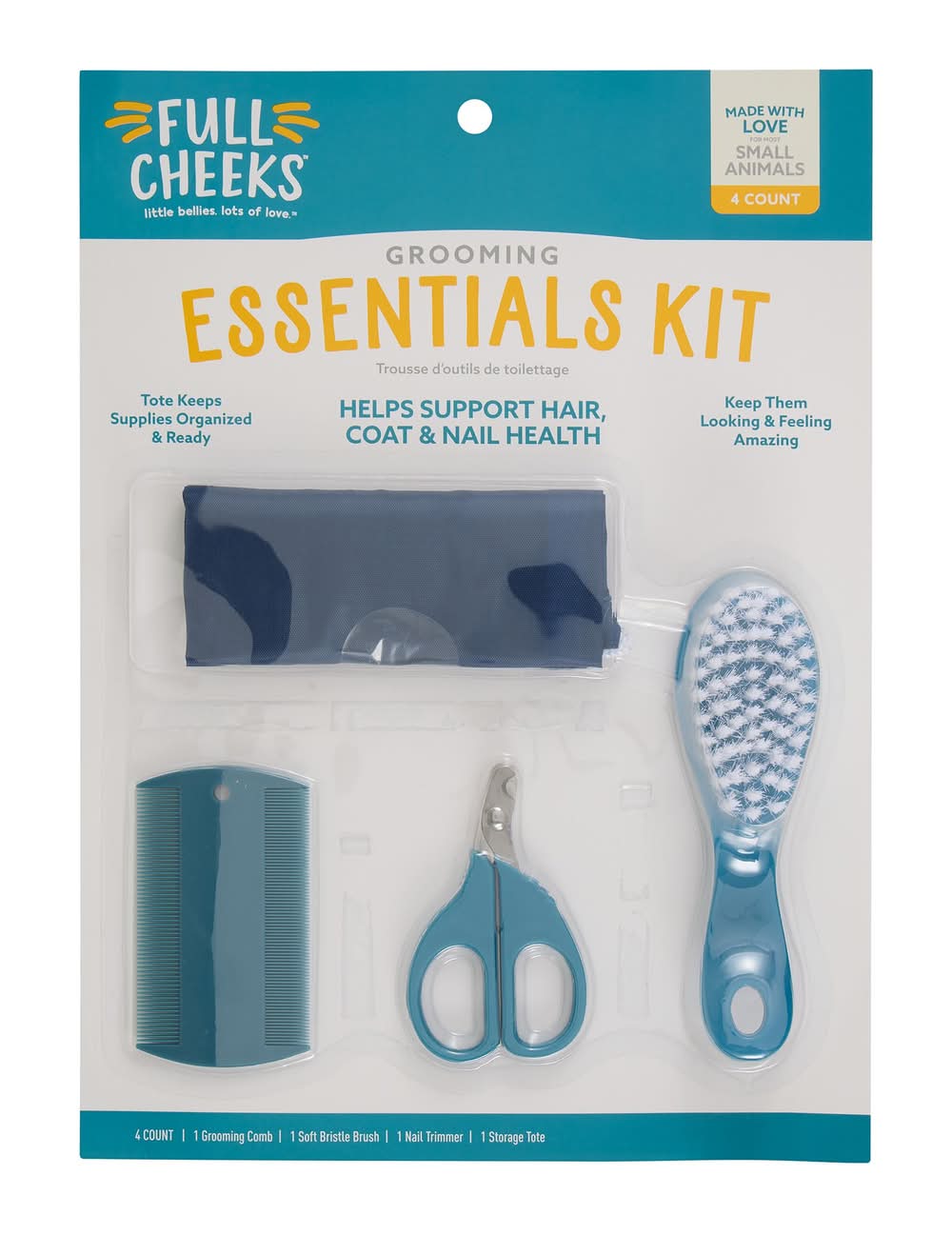 Full Cheeks™ Small Pet Grooming Essentials Kit