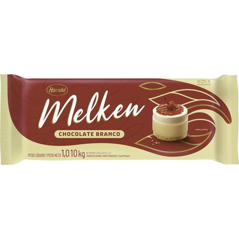 Harald cobertura de chocolate melken branco (1010g)