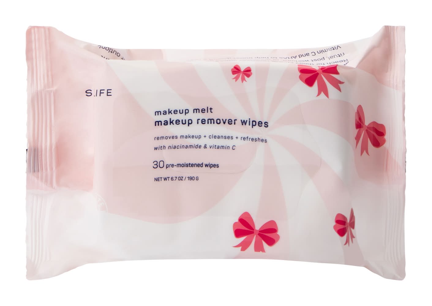 Spalife Makeup Melt Makeup Remover Wipes 30-Count 6.7oz Makeup Melt