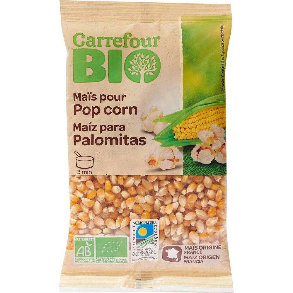 Carrefour Bio - Maïs pour pop corn