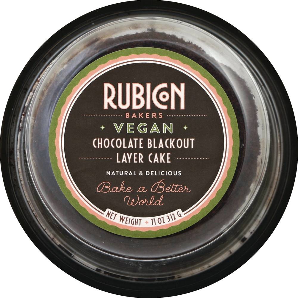 Rubicon Bakers Vegan Chocolate Blackout Layer Cake (11 oz)