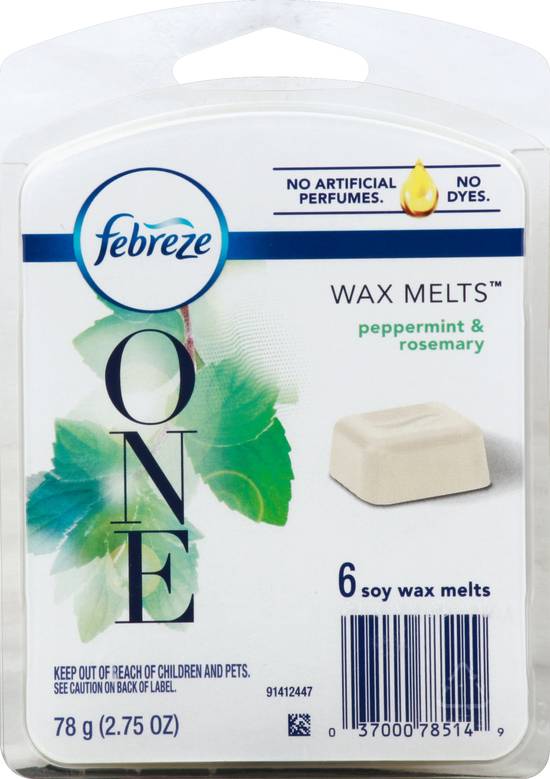 Febreze One Peppermint & Rosemary Scent Soy Wax Melts, Delivery Near You