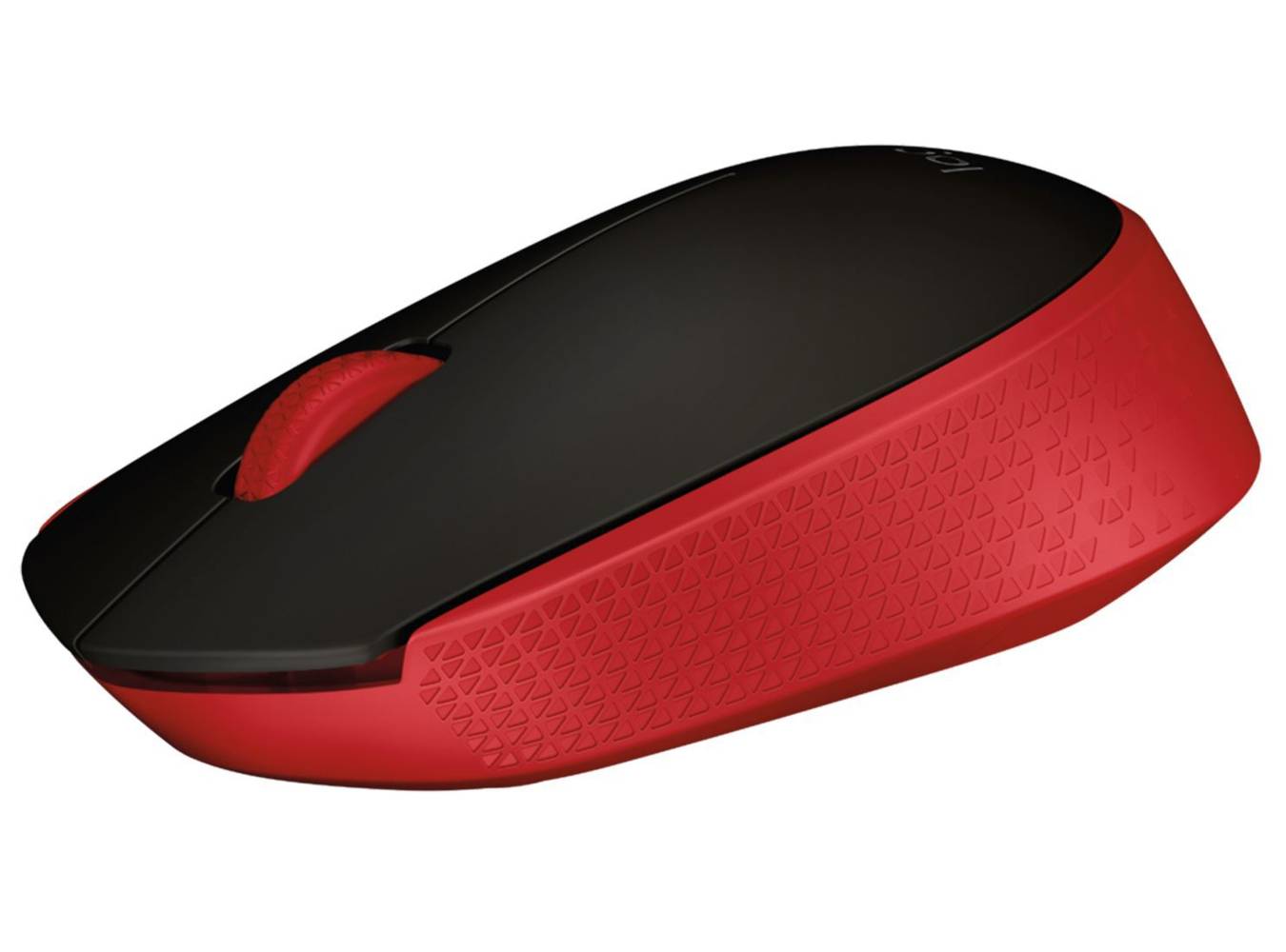 Logitech mouse inalámbrico rojo m170 (1 u)
