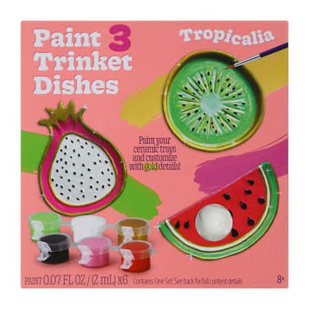 Paint 3 Trinket Dishes Set Tropicalia
